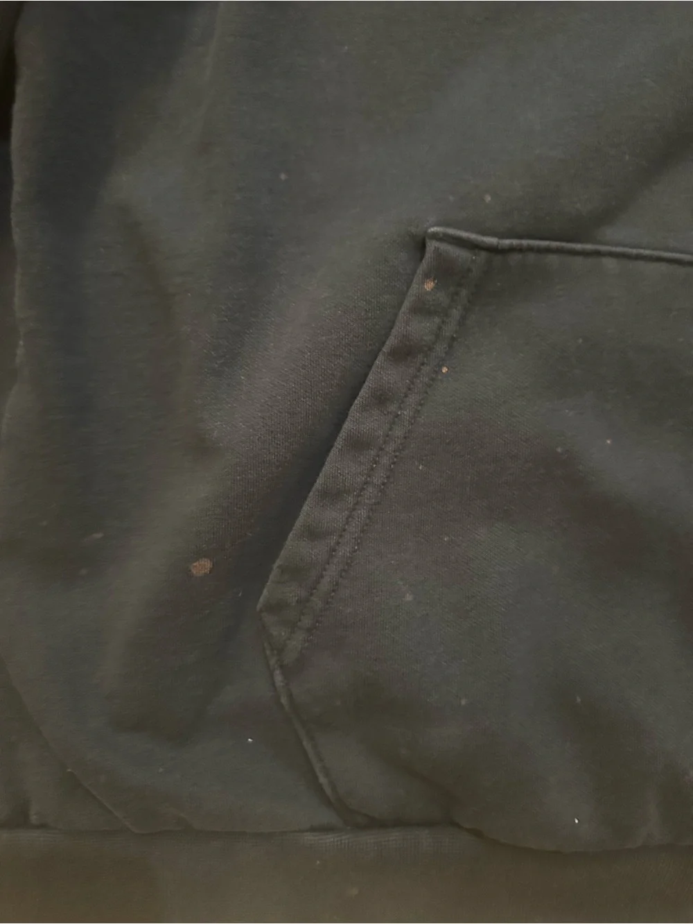 MENS The North Face Black Hoodie with White Logo